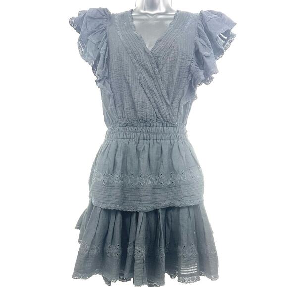 Loveshackfancy Gwen Mini Dress in Black - Picture 2 of 2